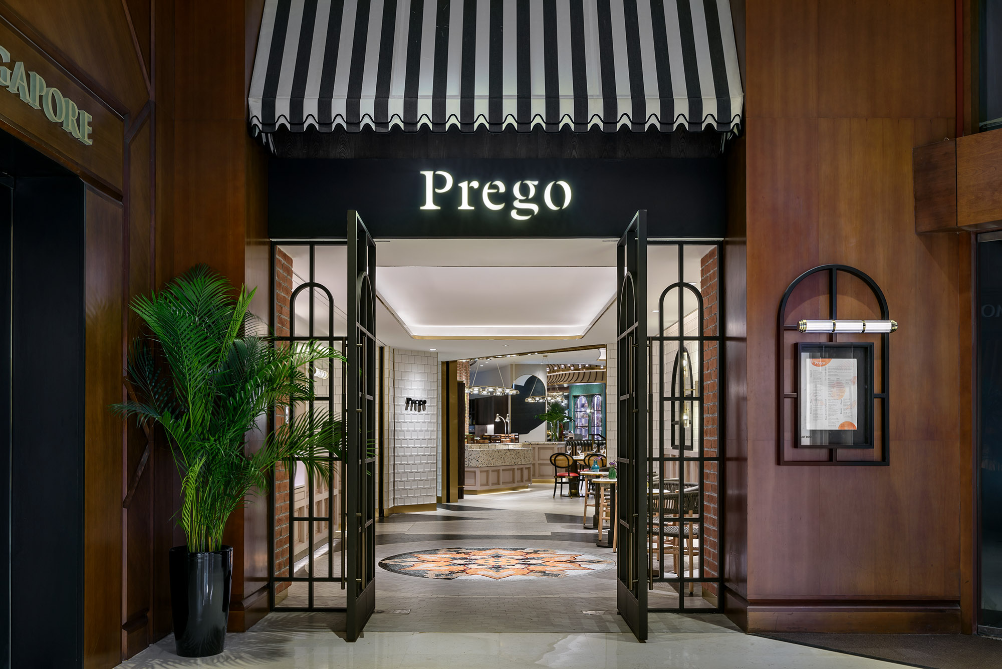 GREYMATTERS - Prego at Fairmont Singapore - Entrance